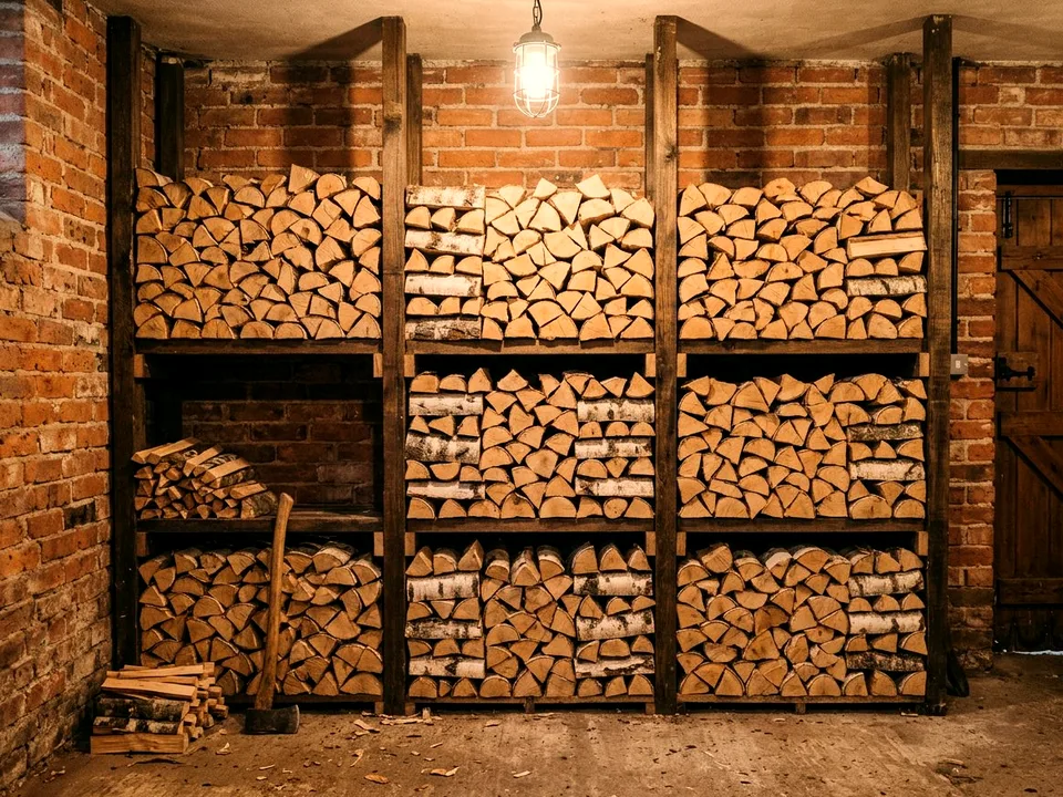 Круговая поленница holzhausen, Мосрентген, переулок Солнечная, 11